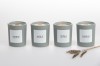 Soy wax candle "DARBAS", 90ml