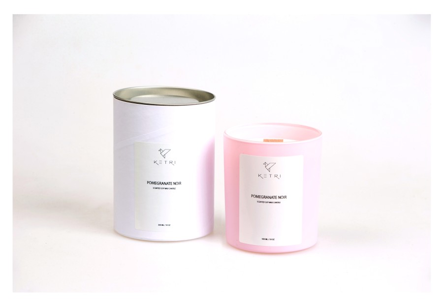 Soy wax candle "Pomegranate noir" , 300ml