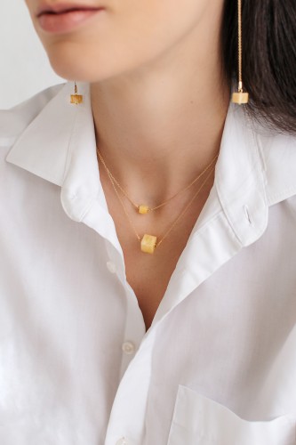 "Touch of modern" neck accessories No16 Gold Plated